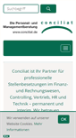 Mobile Screenshot of conciliat.de